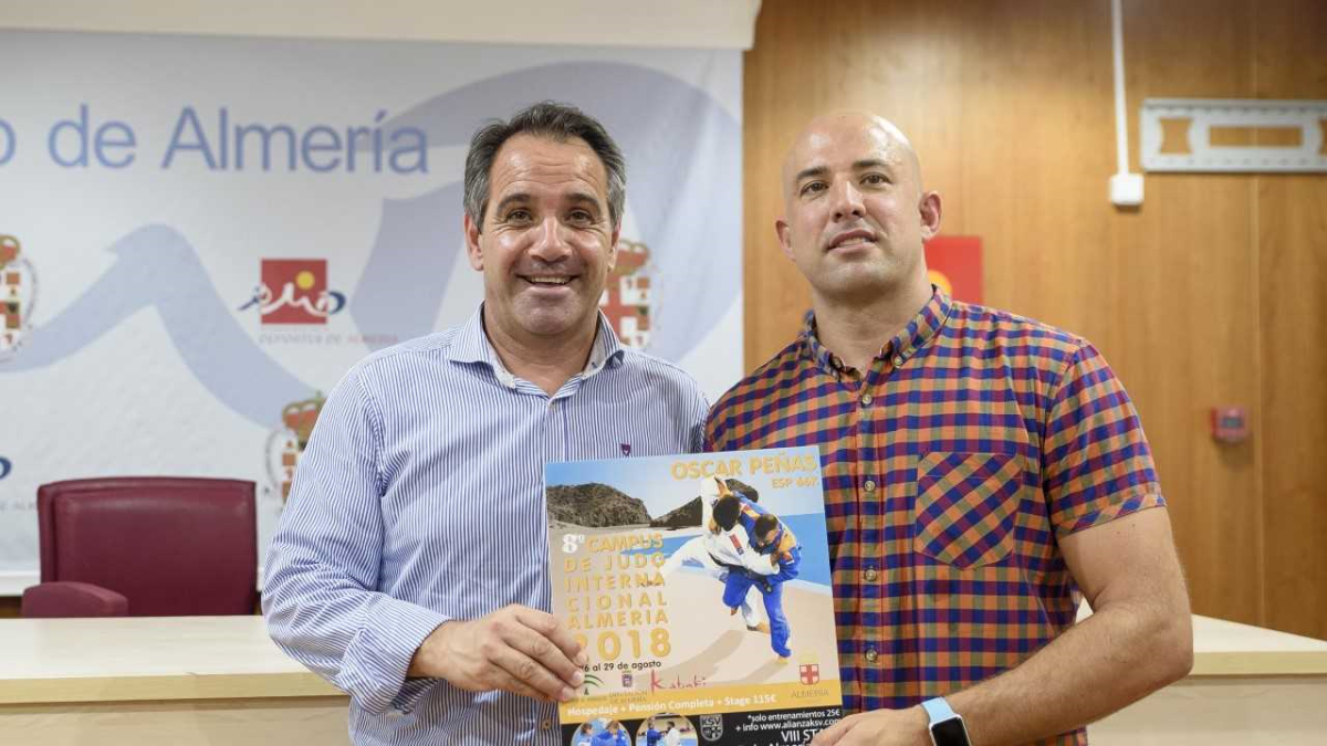 Juanjo Segura con León Granda.