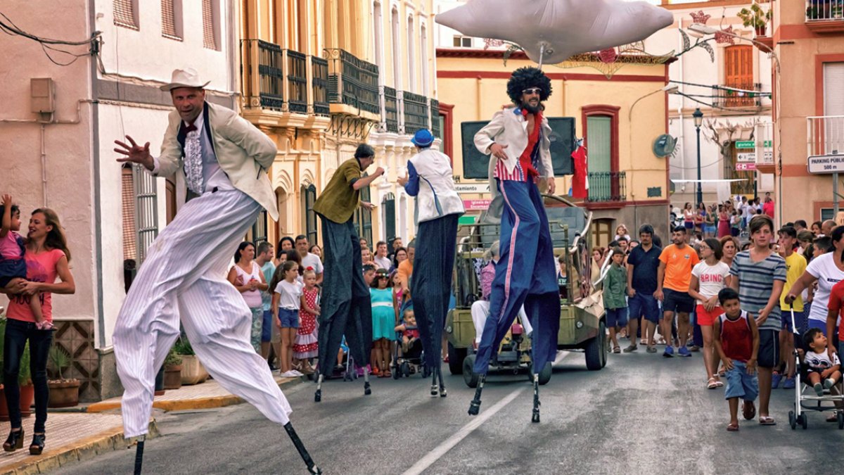 Imagen de las fiestas de Tabernas de 2017.