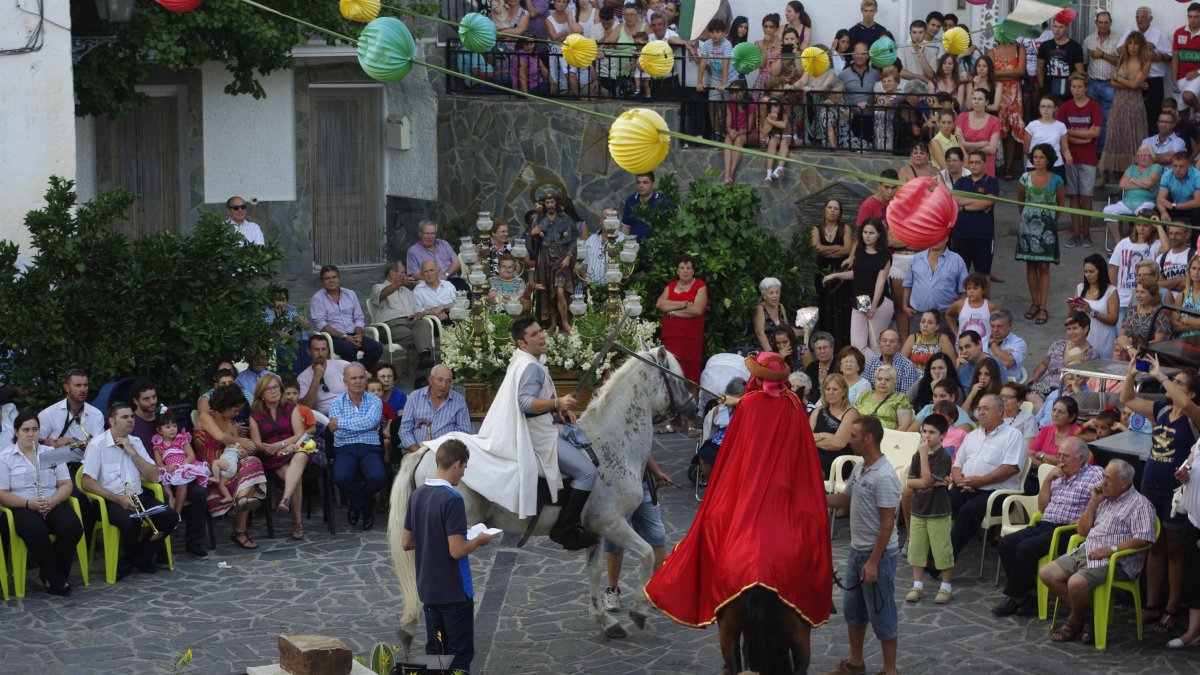 Imagen de una de las actividades realizadas durante el transcurso de las fiestas patronales en Velefique.