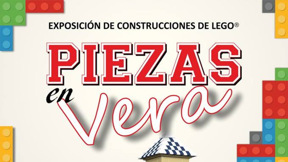 Cartel Exposición de Lego en Vera.