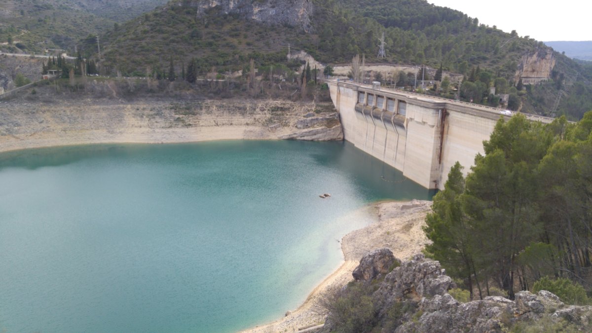 Embalse de Entrepeñas desde se realizan los trasvases