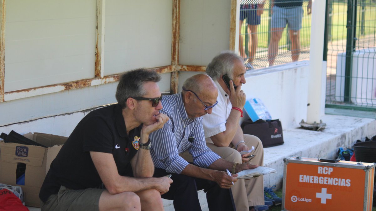 Corona, Luis Guillén y Alfonso García.