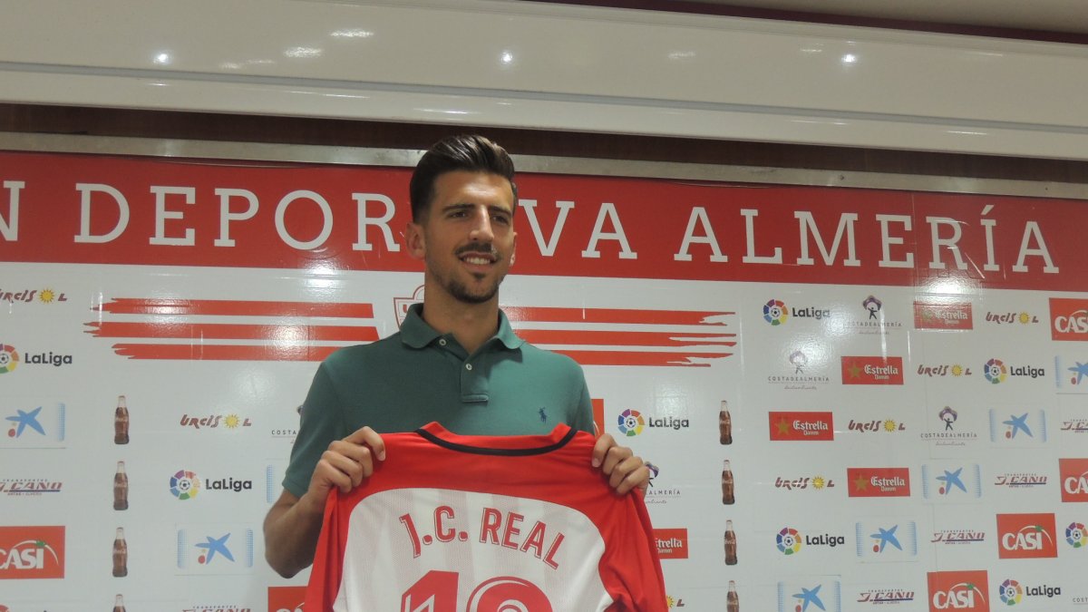 Juan Carlos Real, el día de su presentación.