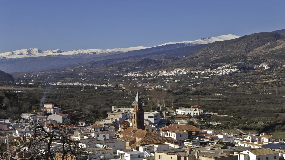 Vista aérea de Fondón.