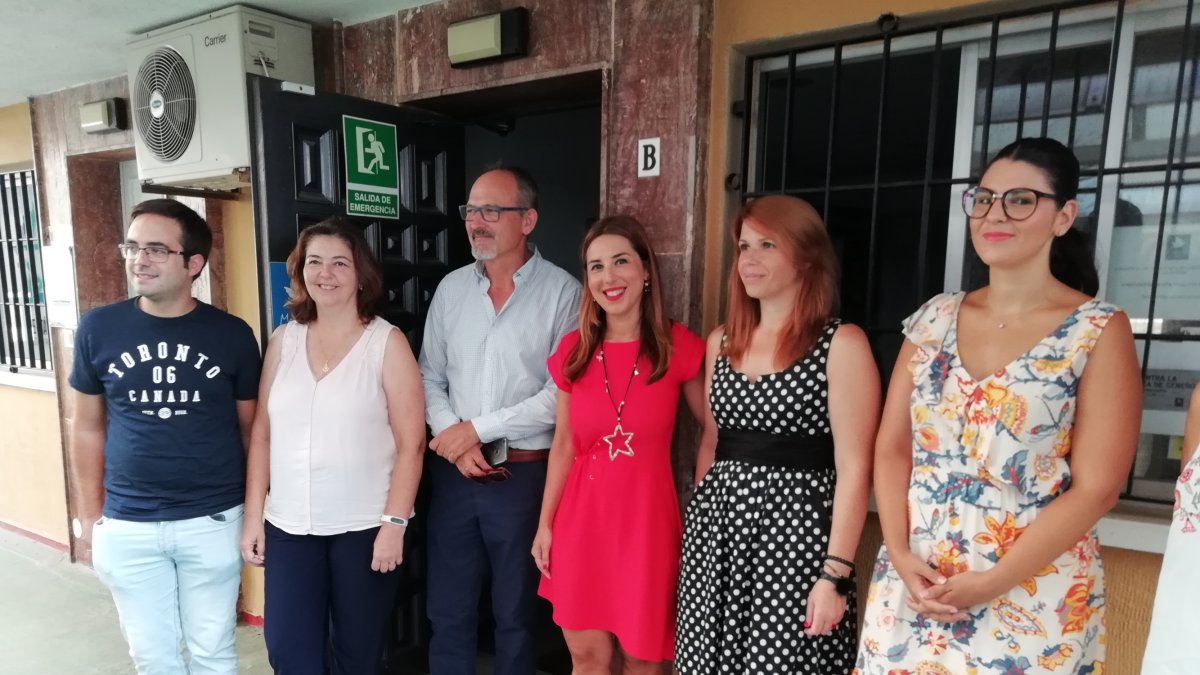 Reunidos Rubiño con la ONG ‘Movimiento por la Paz’.