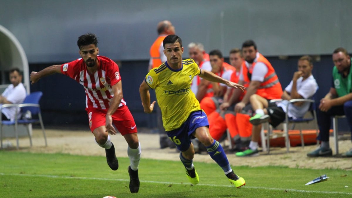 Chema en el Cádiz-Almería.