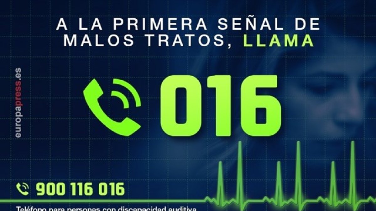 El 016, número de atención a víctimas de violencia de género, no aparece en la factura.
