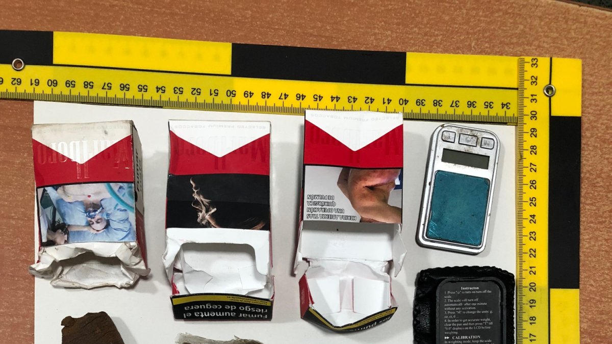 Material incautado por la Guardia Civil.
