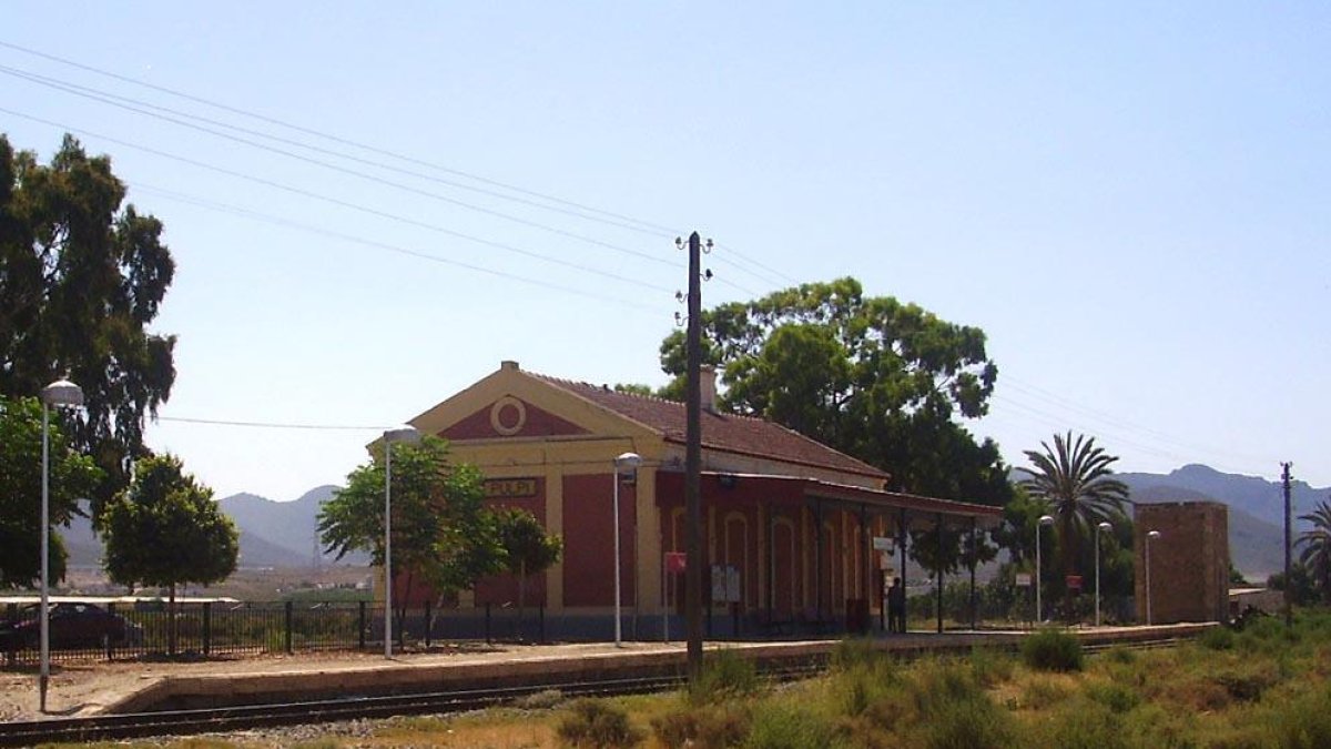 Estación de tren de Pulpí.