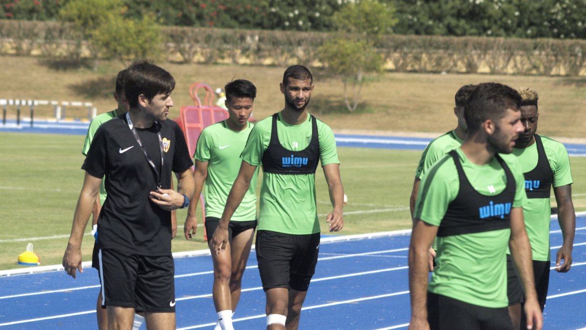 Joaquín ha entrenado hoy con normalidad.