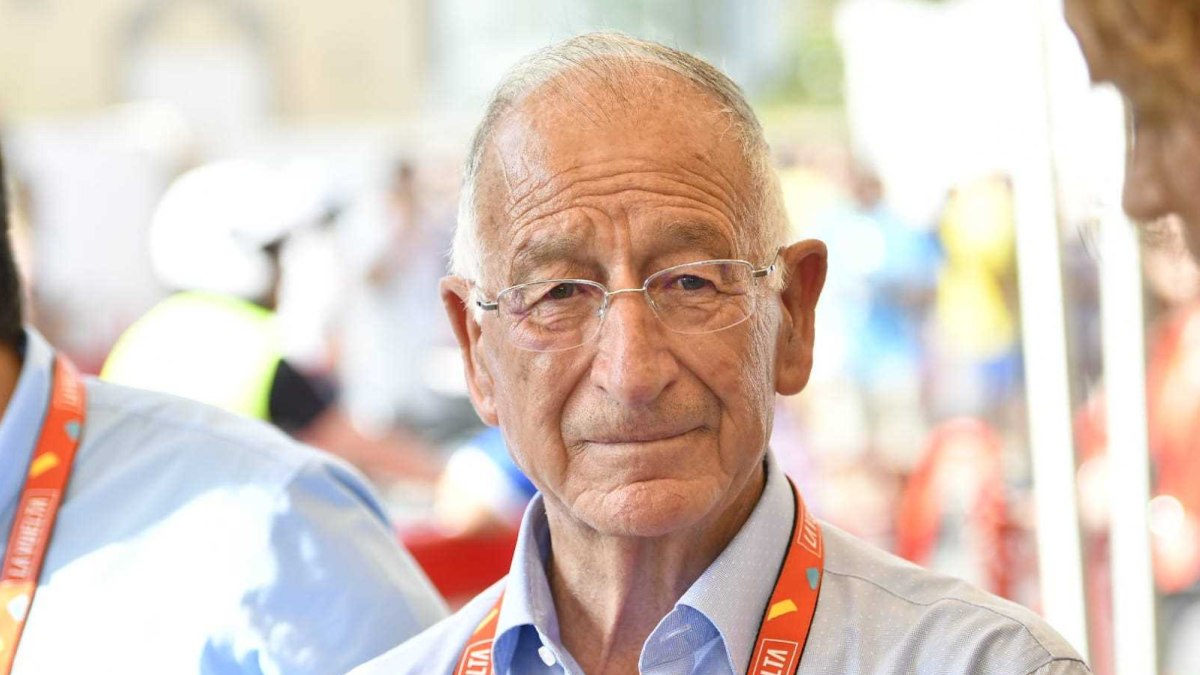 Gabriel Amat estaba feliz tras la carrera.