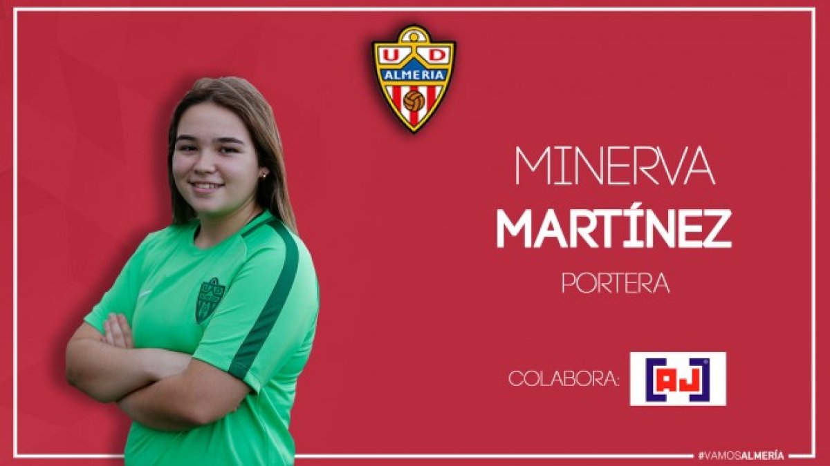 Minerva Martínez, nueva portera para el equipo femenino del Almería.