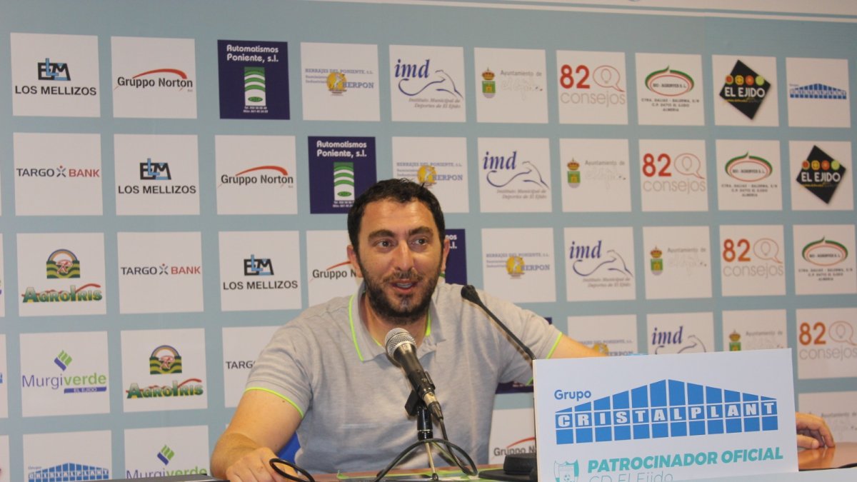 Pierre Mevy, presidente del CD El Ejido.