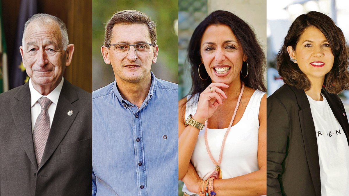 Gabriel Amat, José Luis Sánchez Teruel, Marca Bosquet y María Jesús Amate