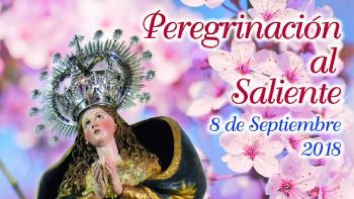 Cartel de los actos por el día de la Virgen.