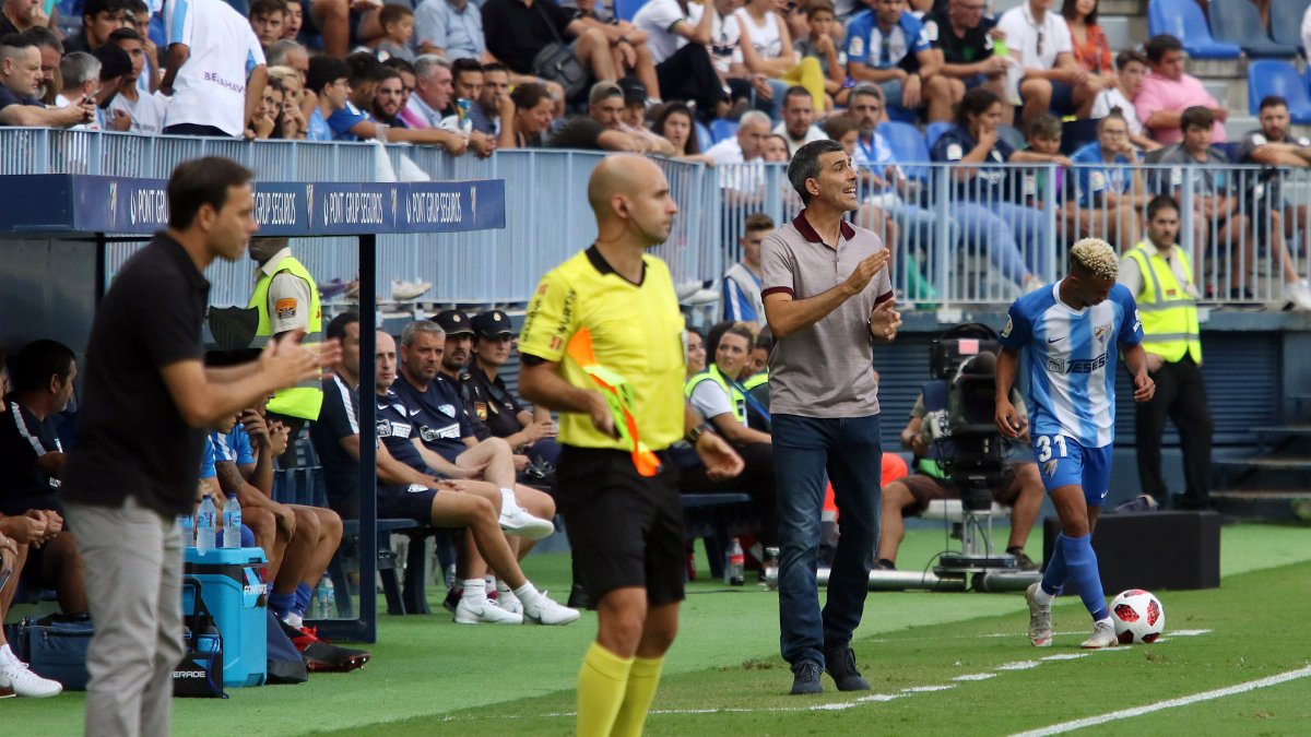 Fran y Muñiz, en la banda.