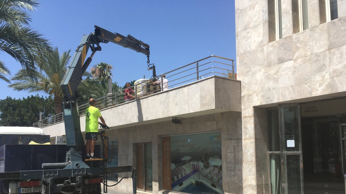 Obras realizadas este verano en el Gran Hotel.