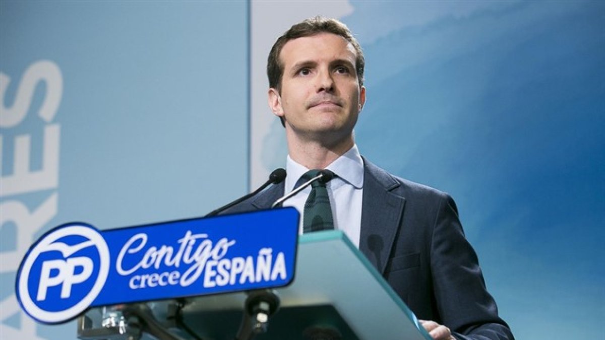 Pablo Casado, líder del PP, no piensa dimitir.