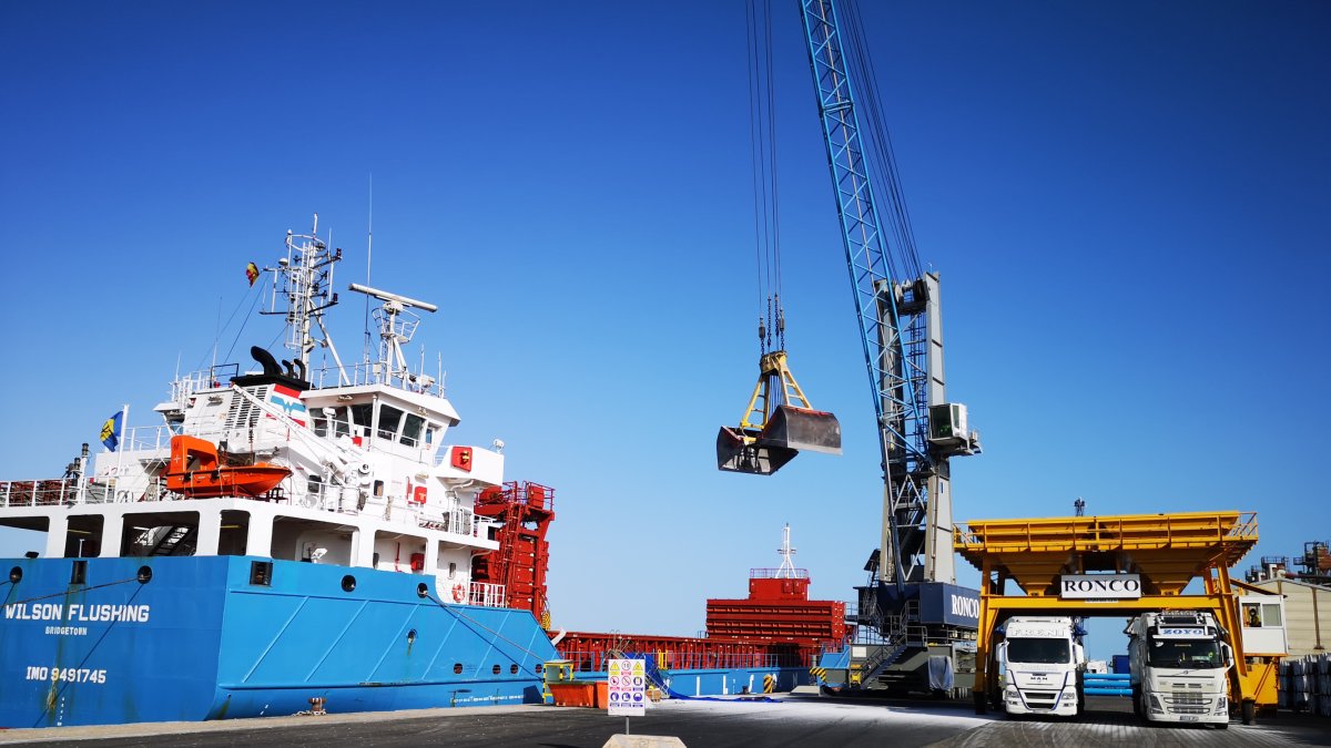 Muelle del Puerto de Almería.
