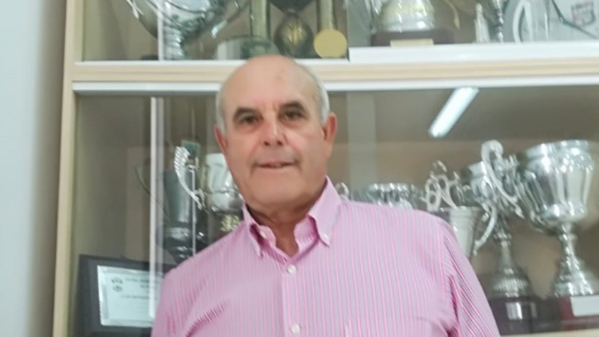 Juan López, presidente del CD Vera.