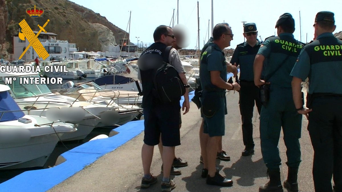 Actuación de la Guardia Civil en San José.