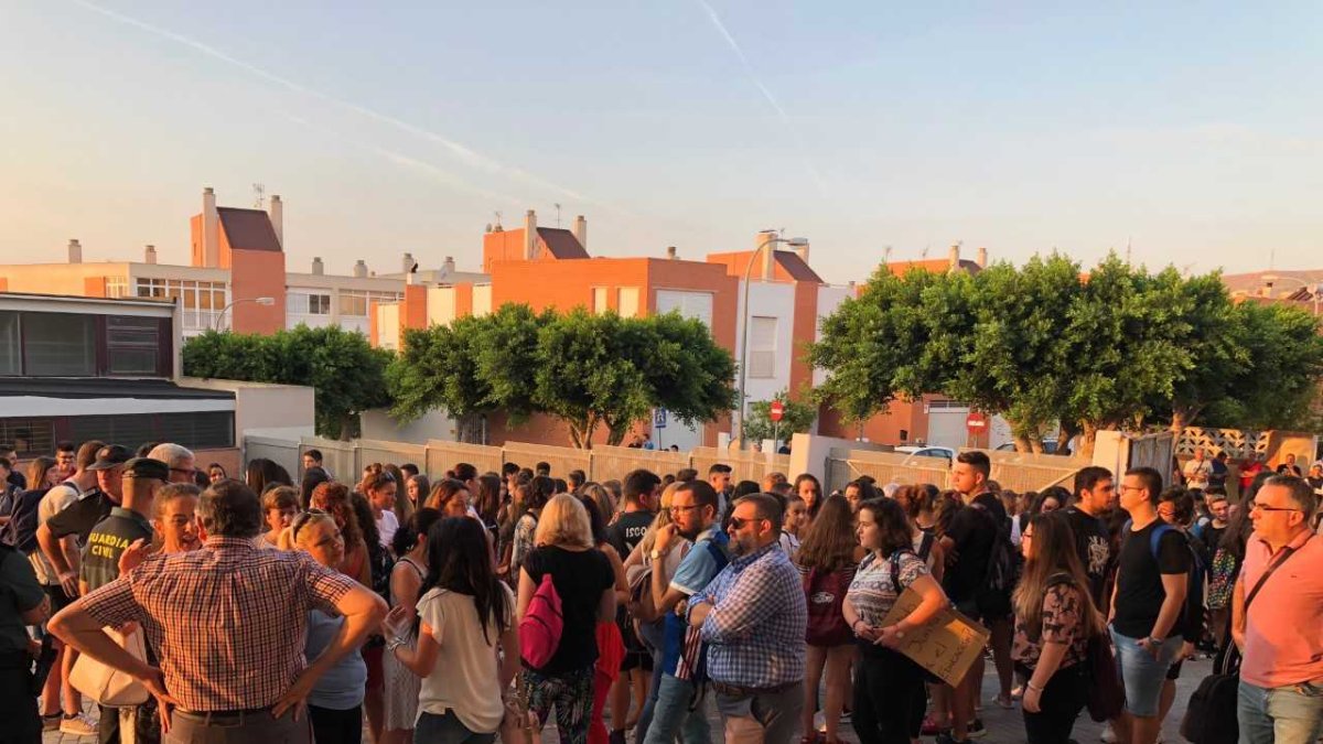 Imagen del Ayuntamiento de la concentración de este jueves.