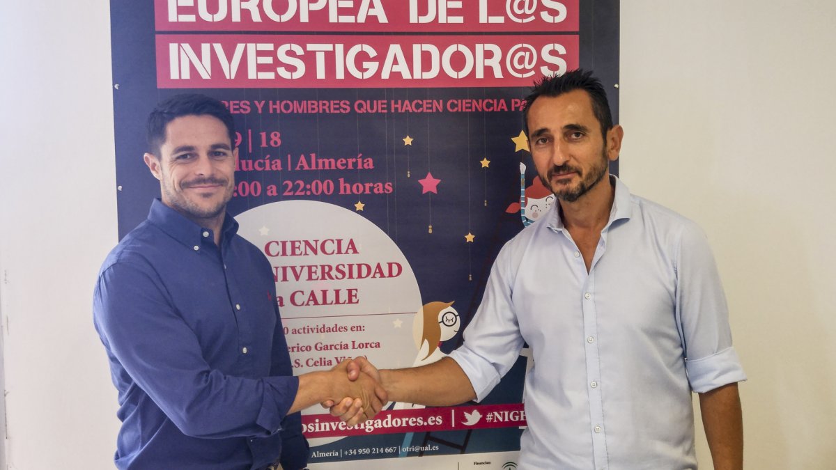 Jesús Portillo, Gerente de Salinas Car, y Fernando Diánez, Director OTRI-UAL.