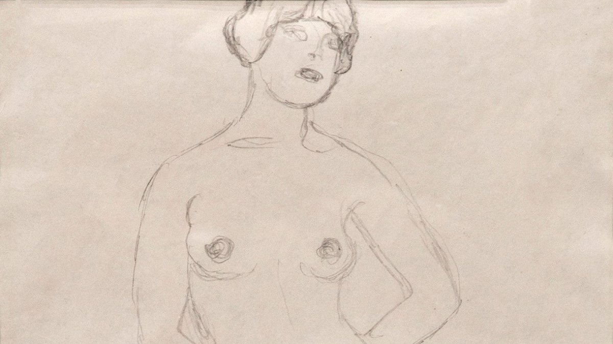 El dibujo pertenece a la serie titulada ‘Adán y Eva’.