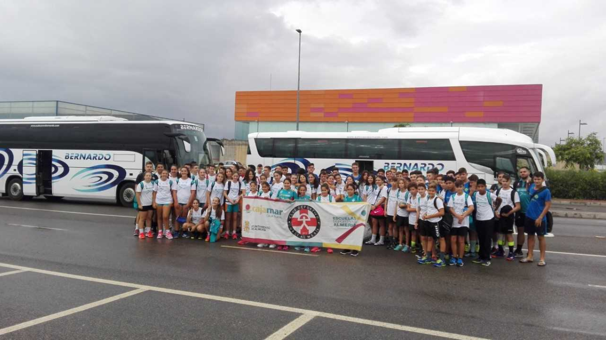 La expedición almeriense en tierras murcianas.