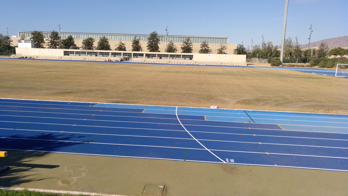 Aspecto del Anexo este domingo.