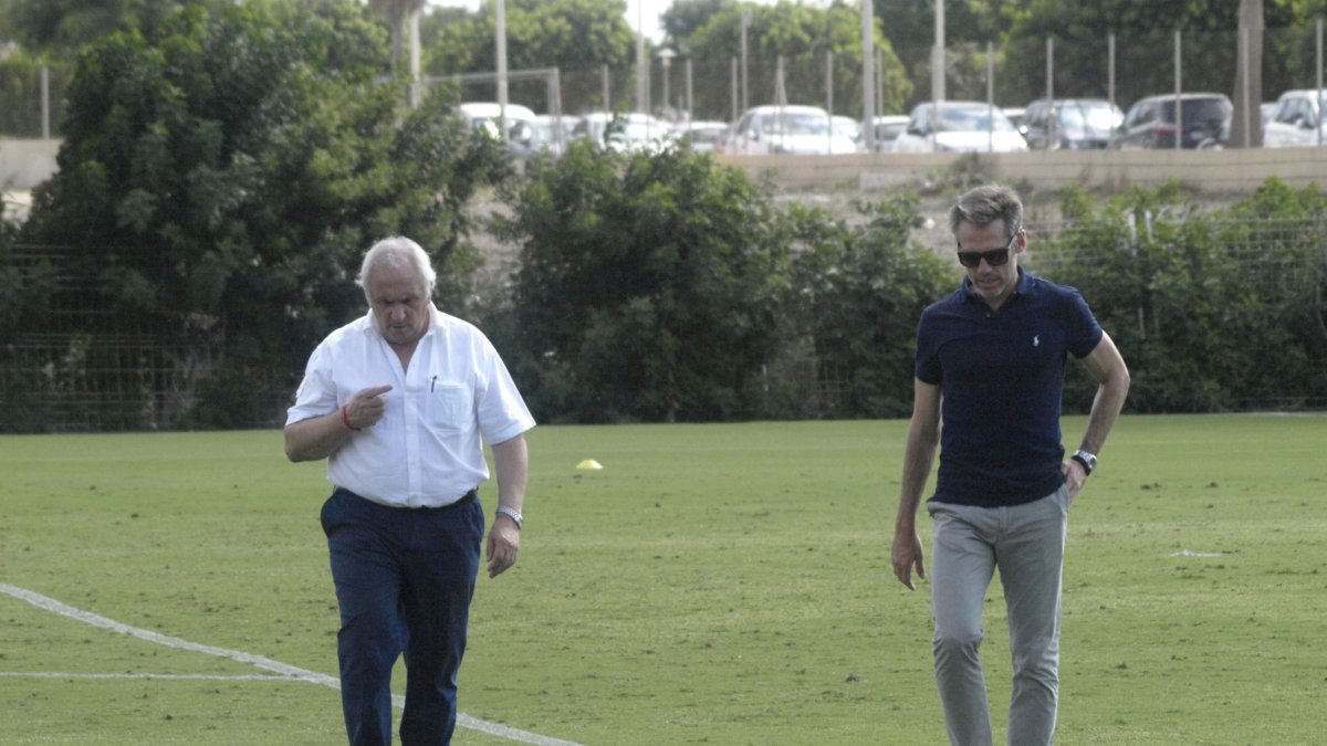 Alfonso García y Miguel Ángel Corona en la Vega.