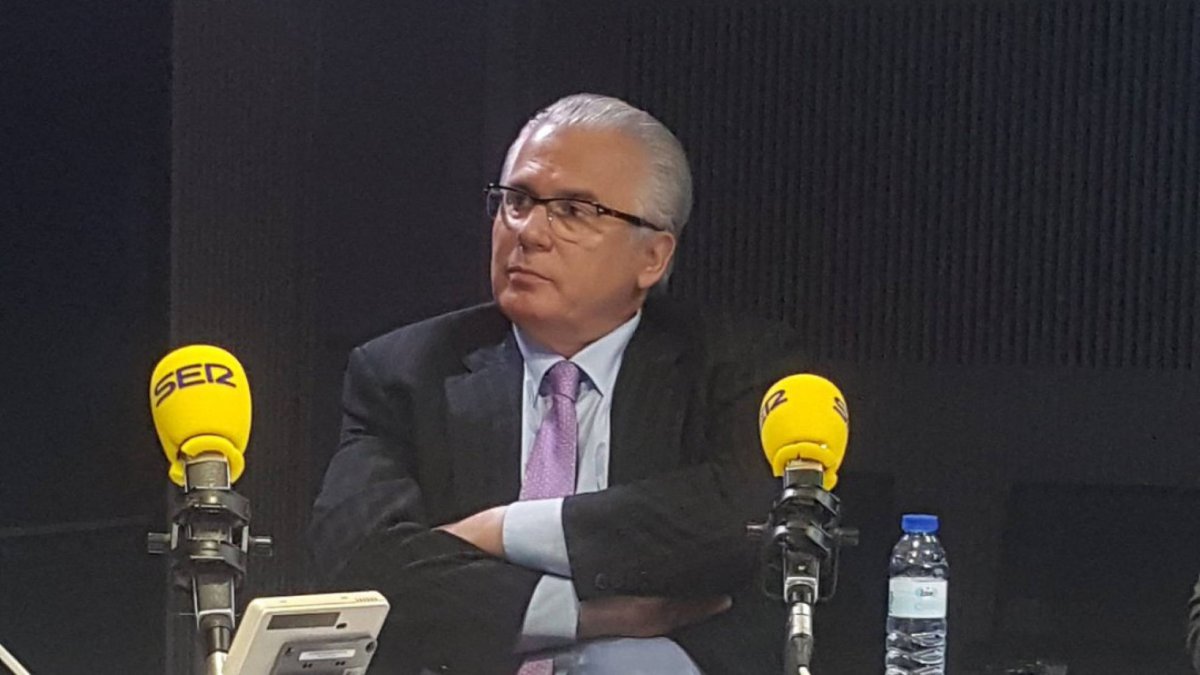 Baltasar Garzón, durante su paso por la SER.