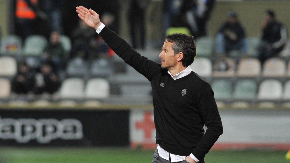 Xavi Bartolo en el Municipal de Reus.