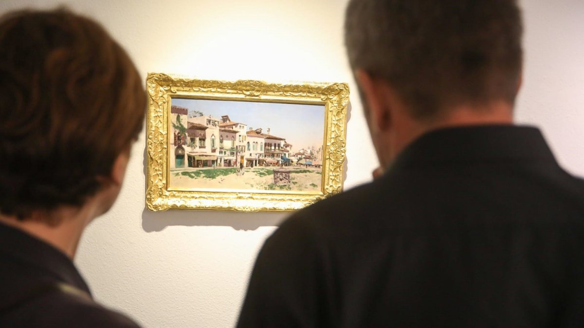 Inauguración de la exposición el pasado viernes en el Museo de Arte de Almería.