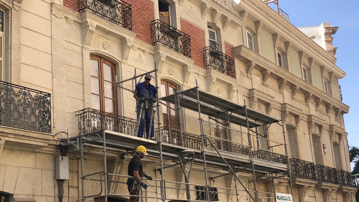 Rehabilitación de un inmueble en la capital.