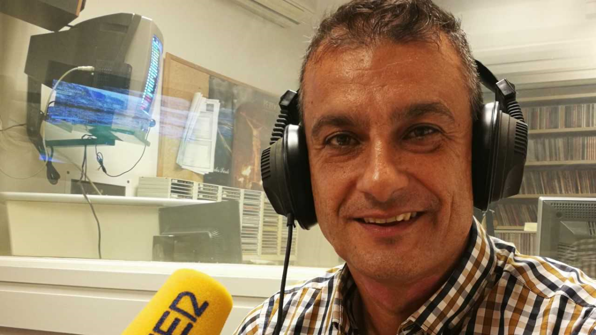 Israel Polo feliz en el Carrusel Deportivo de la Cadena SER.