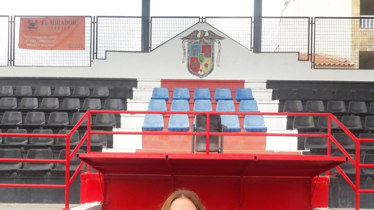 La presidenta del Húercal-Overa CF, Teresa Navarro Rodríguez.