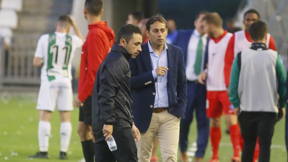 Fran en el Córdoba-Almería de la pasada Liga.