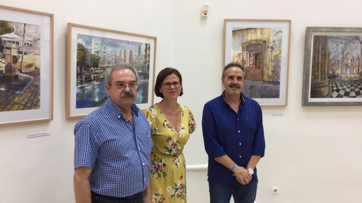 Última rueda de prensa de Paqui Cruz como directora de la Villaespesa el pasado septiembre.