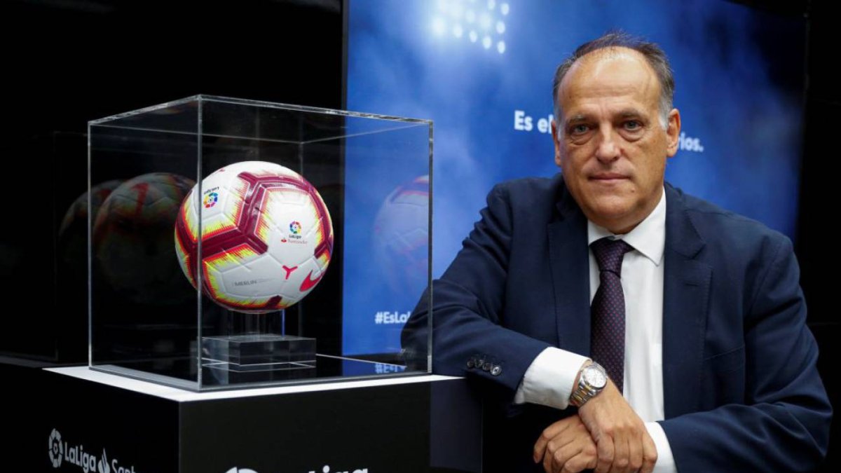 Javier Tebas, presidente de la LFP.