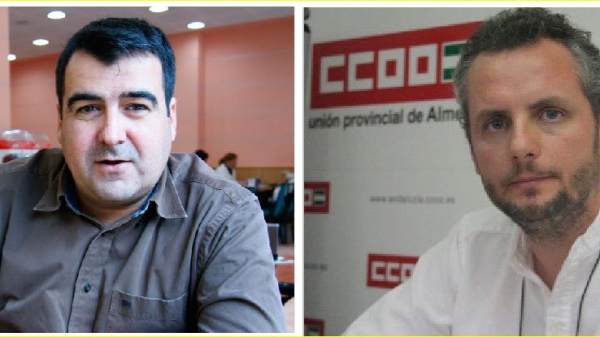 Andrés Góngora, secretario de Coag y javier Castaño, secretario de Industria de CCOO.