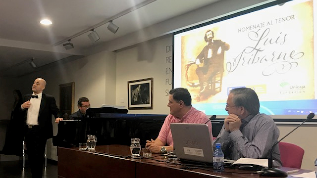 Homenaje al tenor Iribarne esta semana en el Centro Cultural de Unicaja.