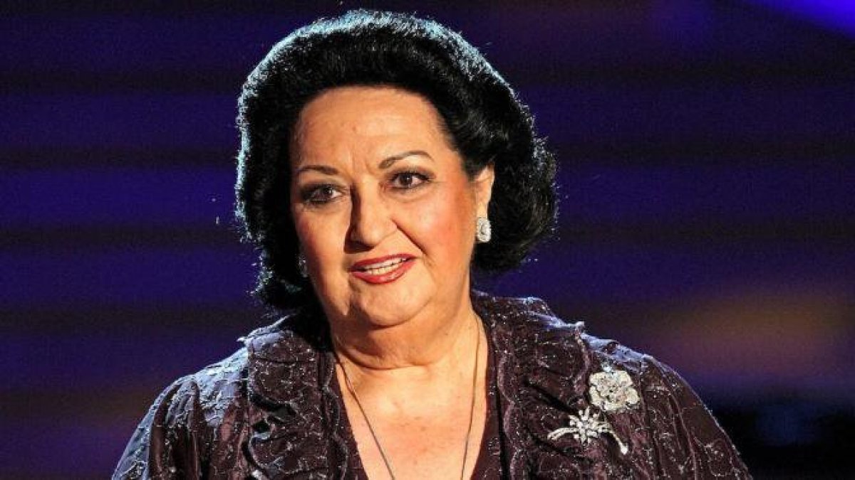 La soprano Montserrat Caballé.