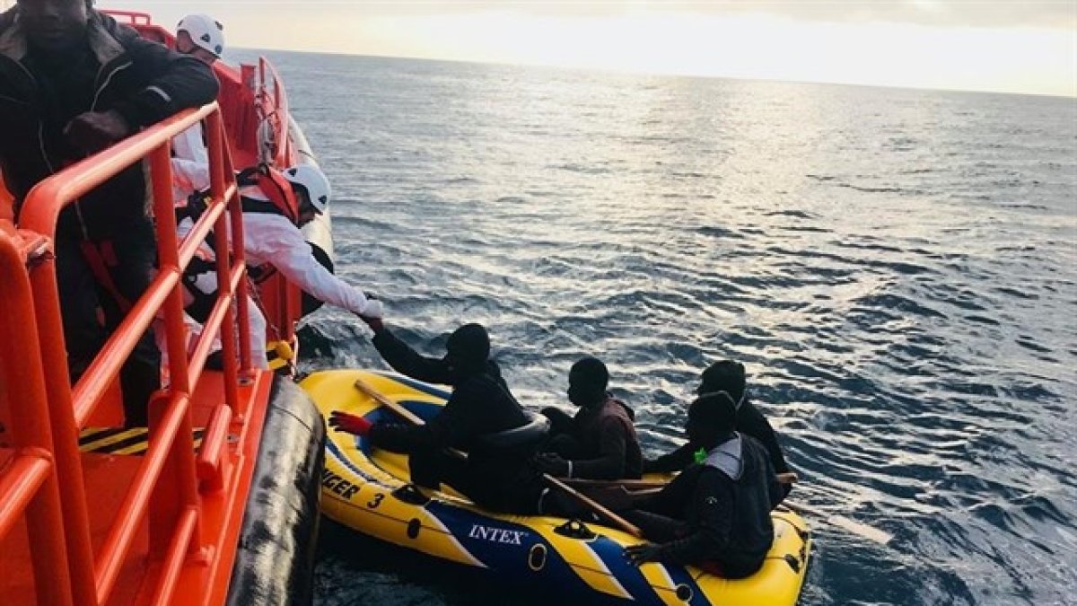 Rescate reciente de una patera.