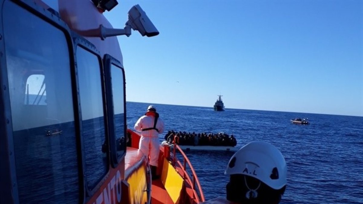 Rescate reciente de Salvamento Marítimo.