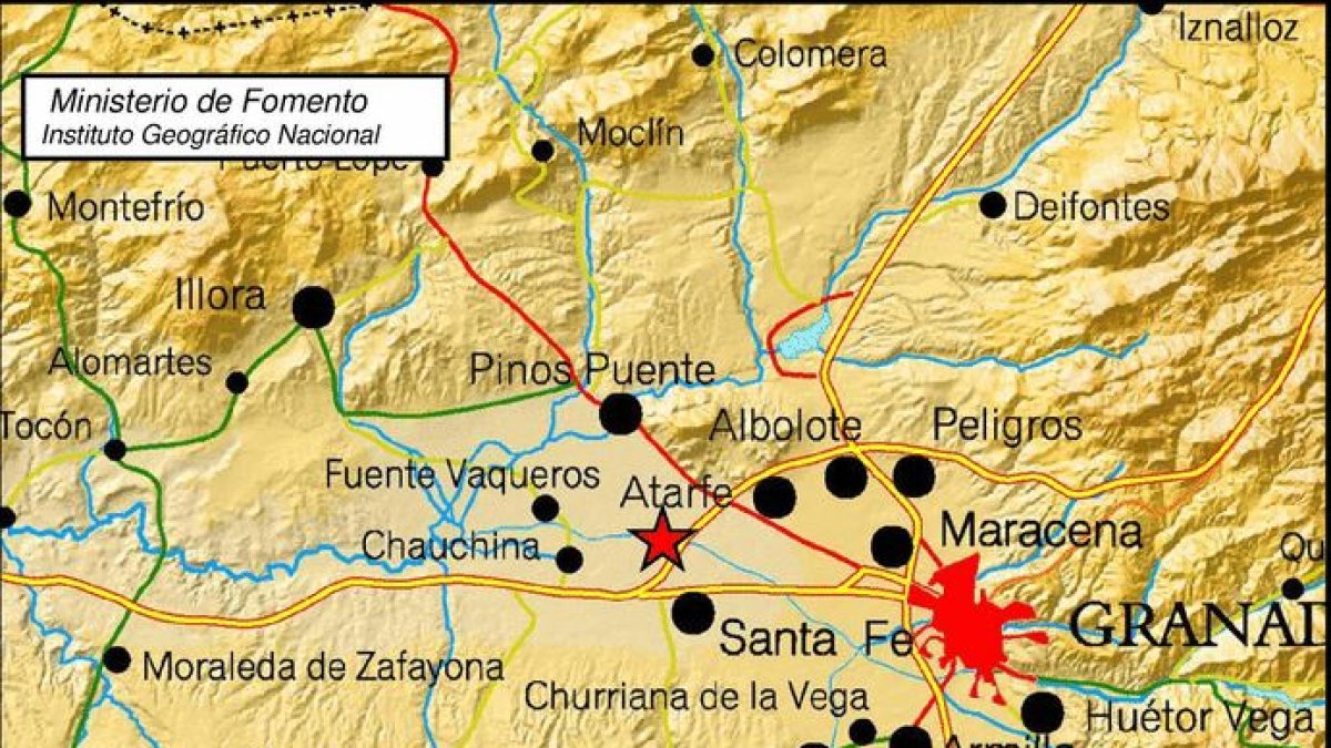La capital de Granada y su área metropolitana lo han sentido.