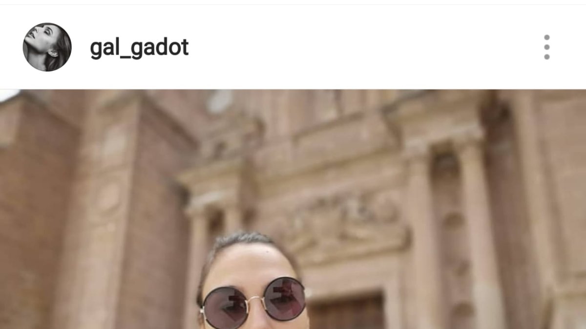 Imagen del perfil de Instagram de la actriz Gal Gadot.