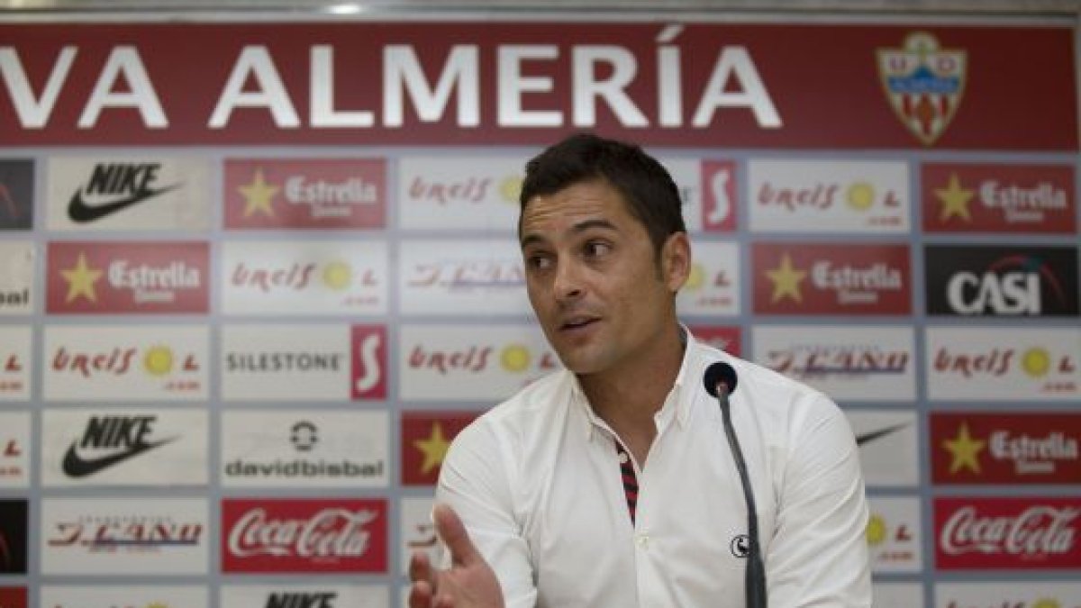 Francisco en su etapa en el Almería.