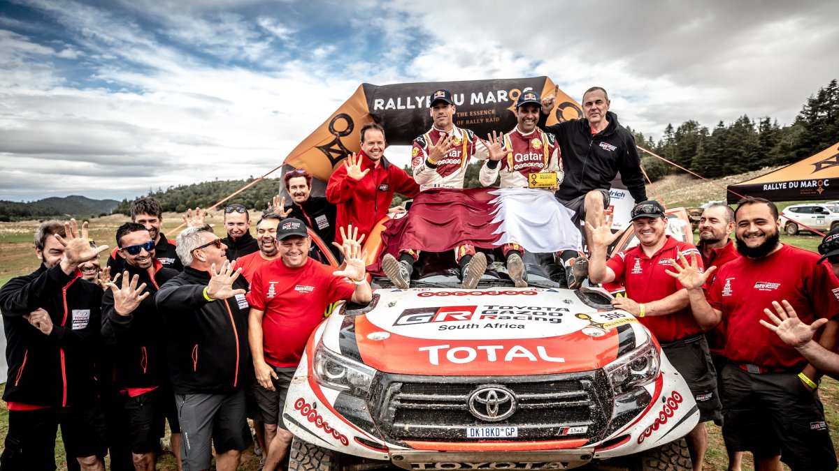 Nasser Al Attiyah suma su quinta victoria consecutiva en la prueba marroquí