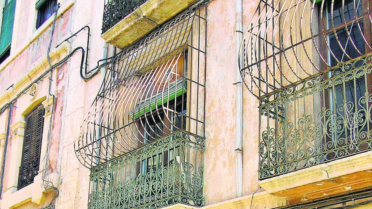 Parte trasera del edificio del ayuntamiento que daba a la calle Juez.